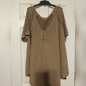 Womens Short Sleeve Blouse